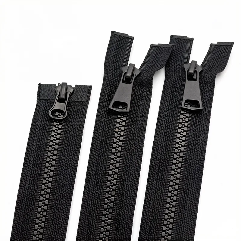 Plastic And Resin Zippers